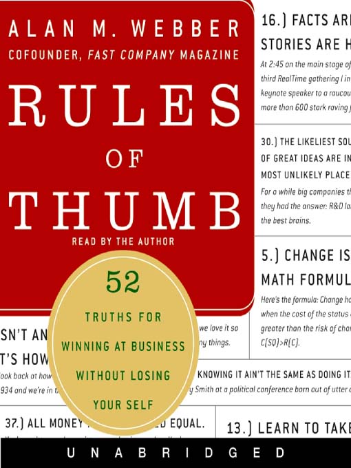 Title details for Rules of Thumb by Alan M. Webber - Available